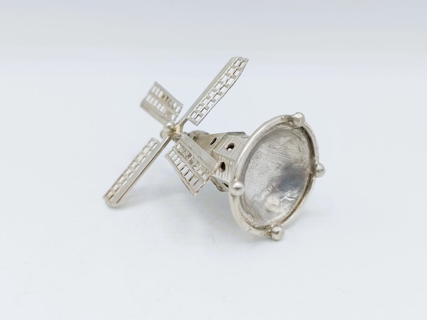 Zilveren miniatuur molen, J. Verhoogt, Hoorn, ca. 1910