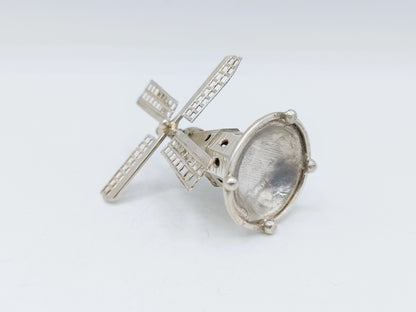 Zilveren miniatuur molen, J. Verhoogt, Hoorn, ca. 1910