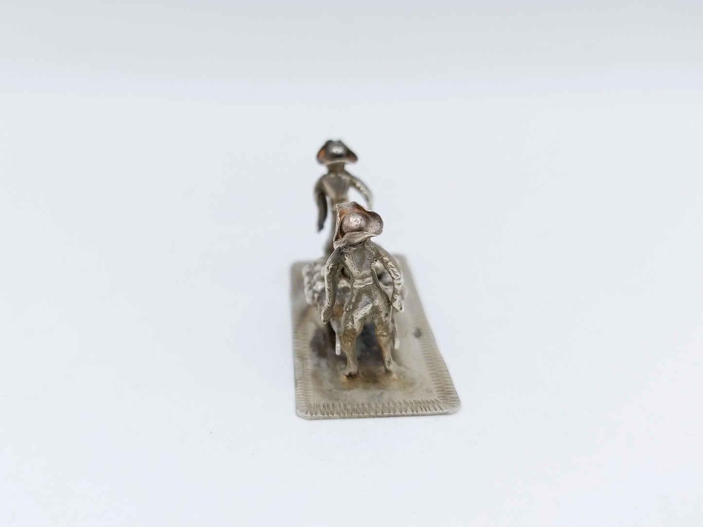 Zilveren miniatuur Alkmaarse kaasdragers, 19e eeuw