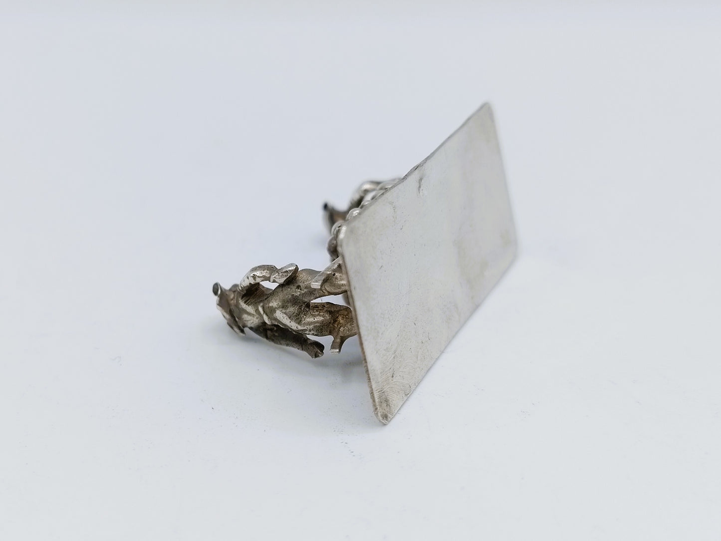 Zilveren miniatuur Alkmaarse kaasdragers, 19e eeuw