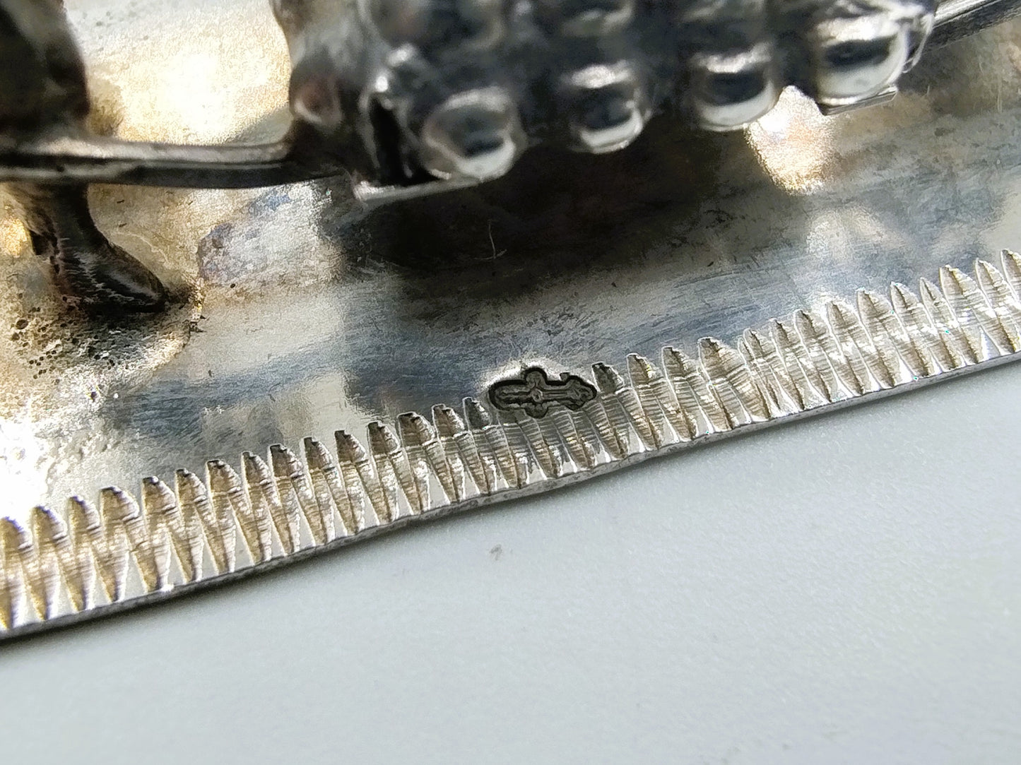 Zilveren miniatuur Alkmaarse kaasdragers, 19e eeuw
