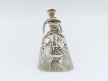 Zilveren miniatuur tondragers, J.S. Zwanenburg & Zn, Sneek, ca. 1910