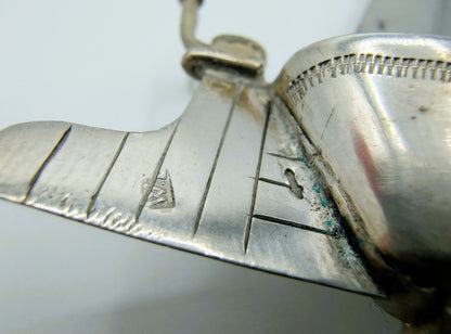 Zilveren miniatuur zeilboot, W. Edeling, Schoonhoven, ca. 1895