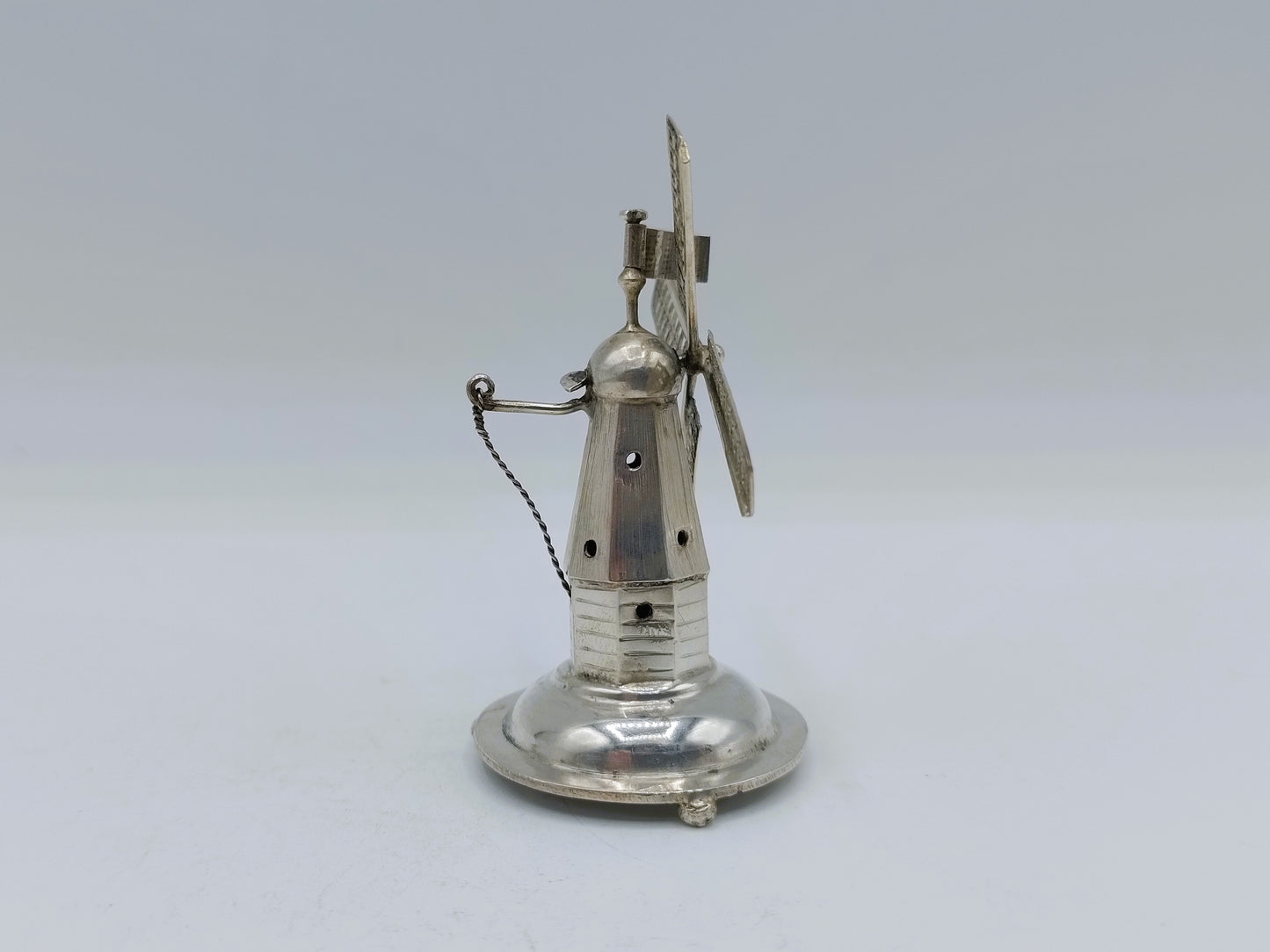 Zilveren miniatuur windmolen, J. Verhoogt, Hoorn, ca. 1905
