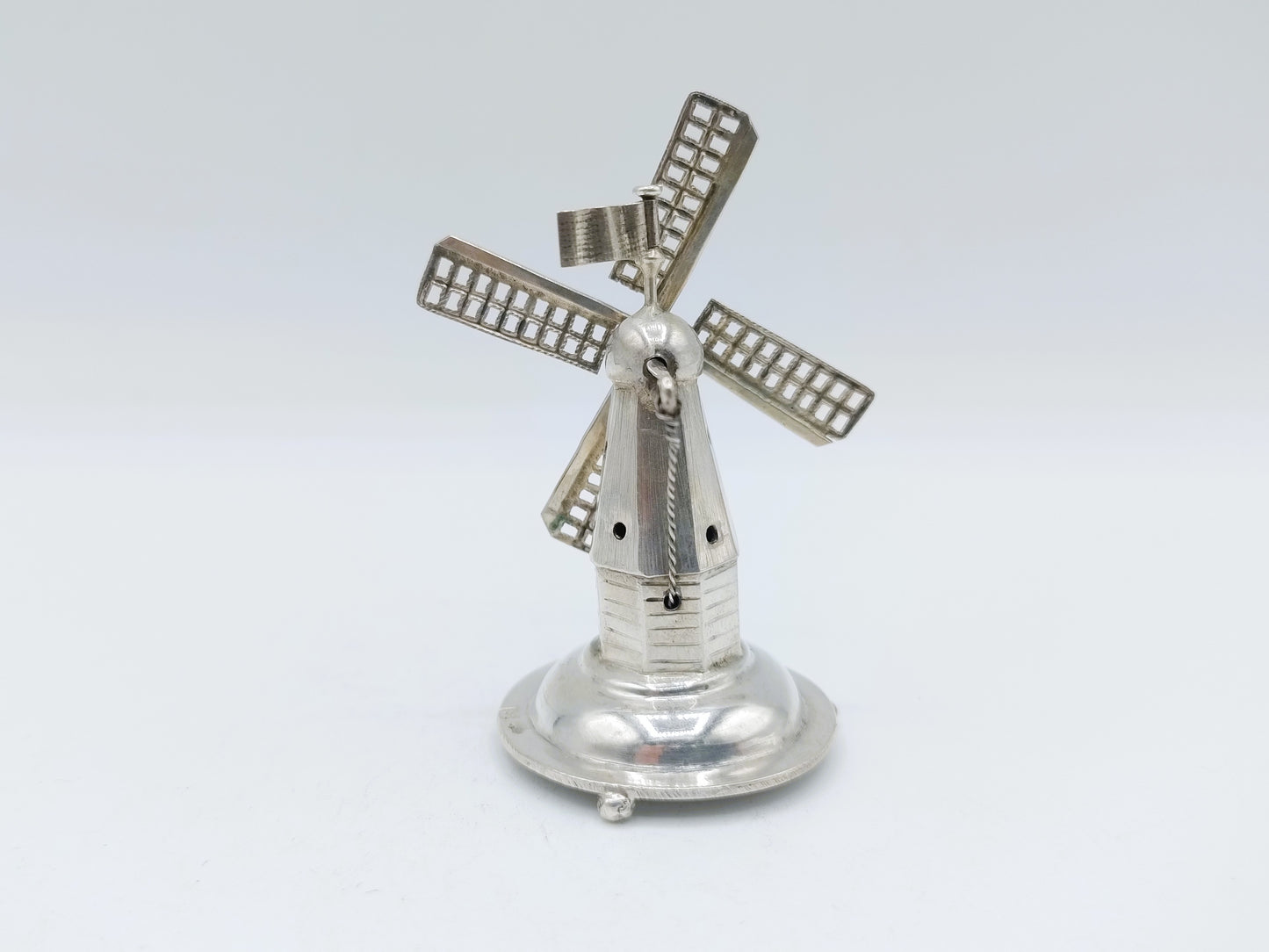 Zilveren miniatuur windmolen, J. Verhoogt, Hoorn, ca. 1905