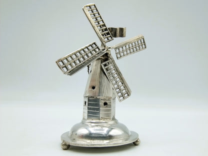 Zilveren miniatuur windmolen, J. Verhoogt, Hoorn, ca. 1905