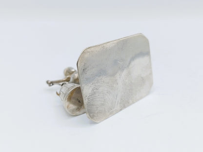 Silberminiatur, Mann mit Joch, J.S. Zwanenburg, Sneek, 1900-1953