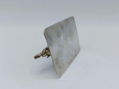 Miniaturkutsche aus Silber mit Pferd und Kutscher, 19. Jahrhundert