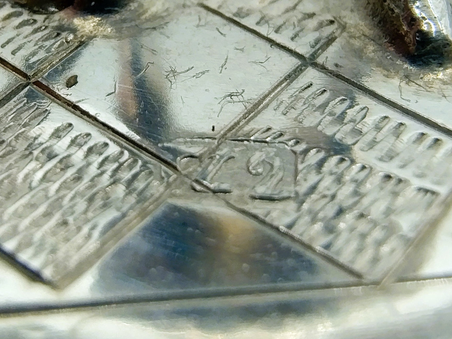 Zilveren miniatuur, schildwacht,  J.S. Zwanenburg, Sneek, 1900-1953