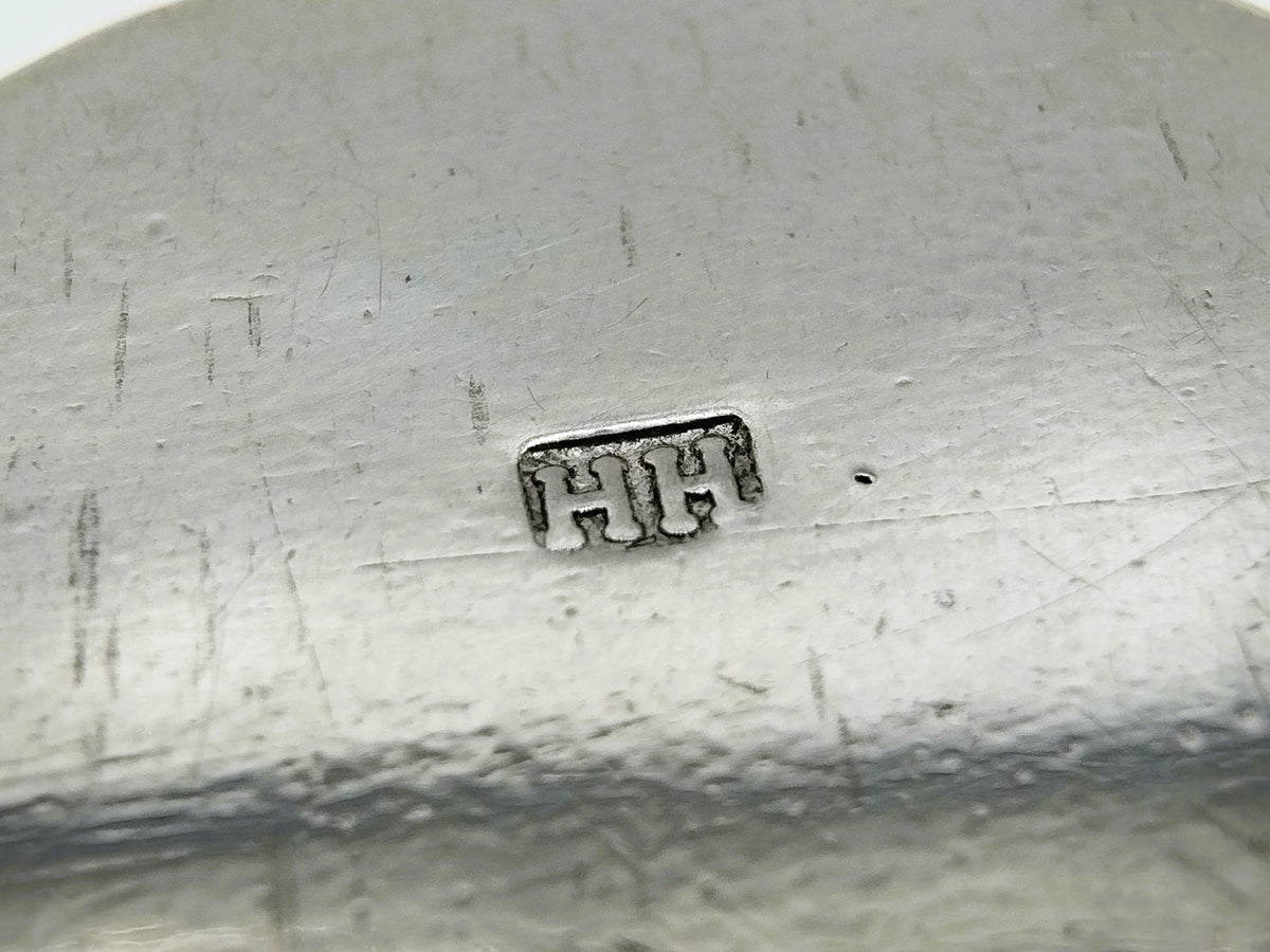 Zilveren miniatuur voetstoof, H. Hooijkaas, Schoonhoven, ca. 1920