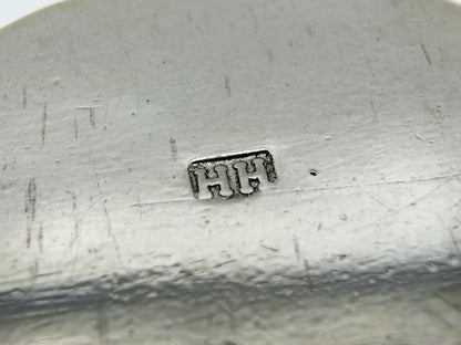 Zilveren miniatuur voetstoof, H. Hooijkaas, Schoonhoven, ca. 1920
