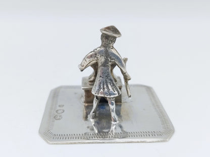 Zilveren miniatuur smid, J. Postmus, Hoorn, 1906