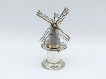 Zilveren miniatuur molen, J. van Dijk, Hoorn, ca. 1920