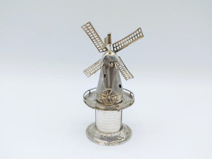 Zilveren miniatuur molen, J. van Dijk, Hoorn, ca. 1920