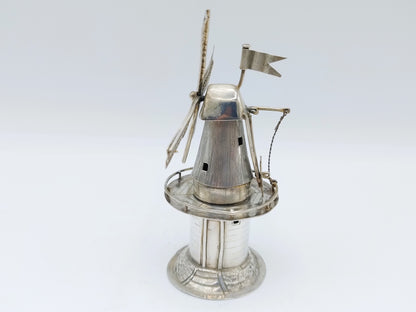Zilveren miniatuur molen, J. van Dijk, Hoorn, ca. 1920