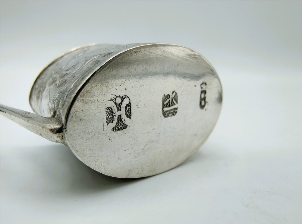 Zilveren miniatuur theepot, H. Hooijkaas, Schoonhoven, ca. 1910