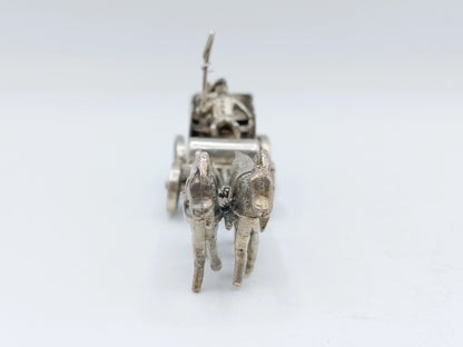 Zilveren miniatuur bokkenkar, Alkmaar, 1894