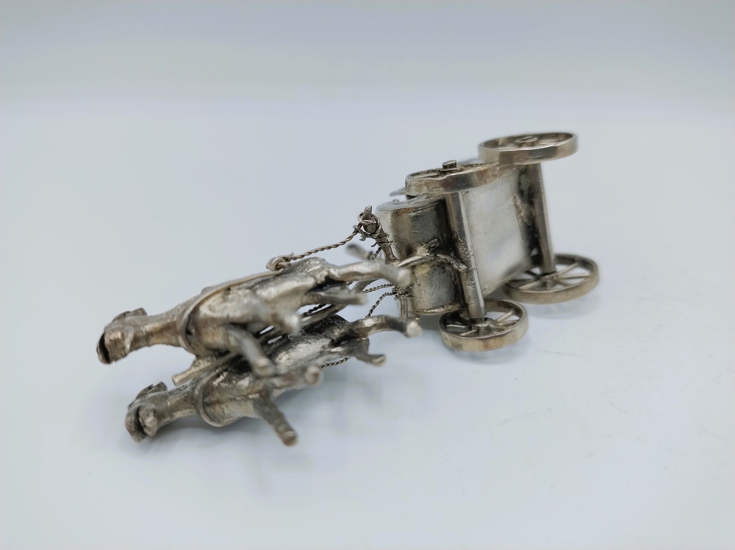 Zilveren miniatuur bokkenkar, Alkmaar, 1894