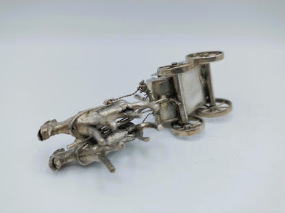 Zilveren miniatuur bokkenkar, Alkmaar, 1894
