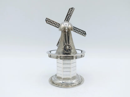 Zilveren miniatuur stellingmolen, H. Hooijkaas, Schoonhoven, ca. 1915