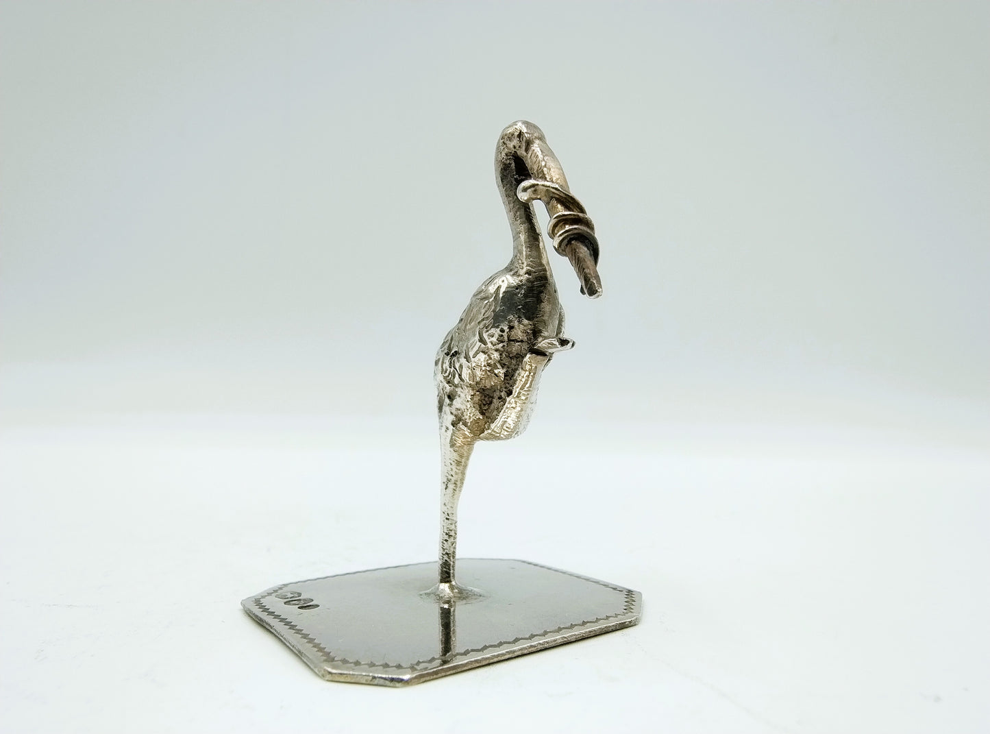 Zilveren miniatuur ooienvaar, J. Postmus, Hoorn, 1918
