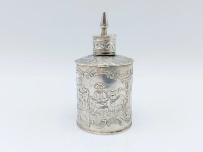 Zilveren miniatuur theebus, H. Hooijkaas, Schoonhoven, ca. 1890