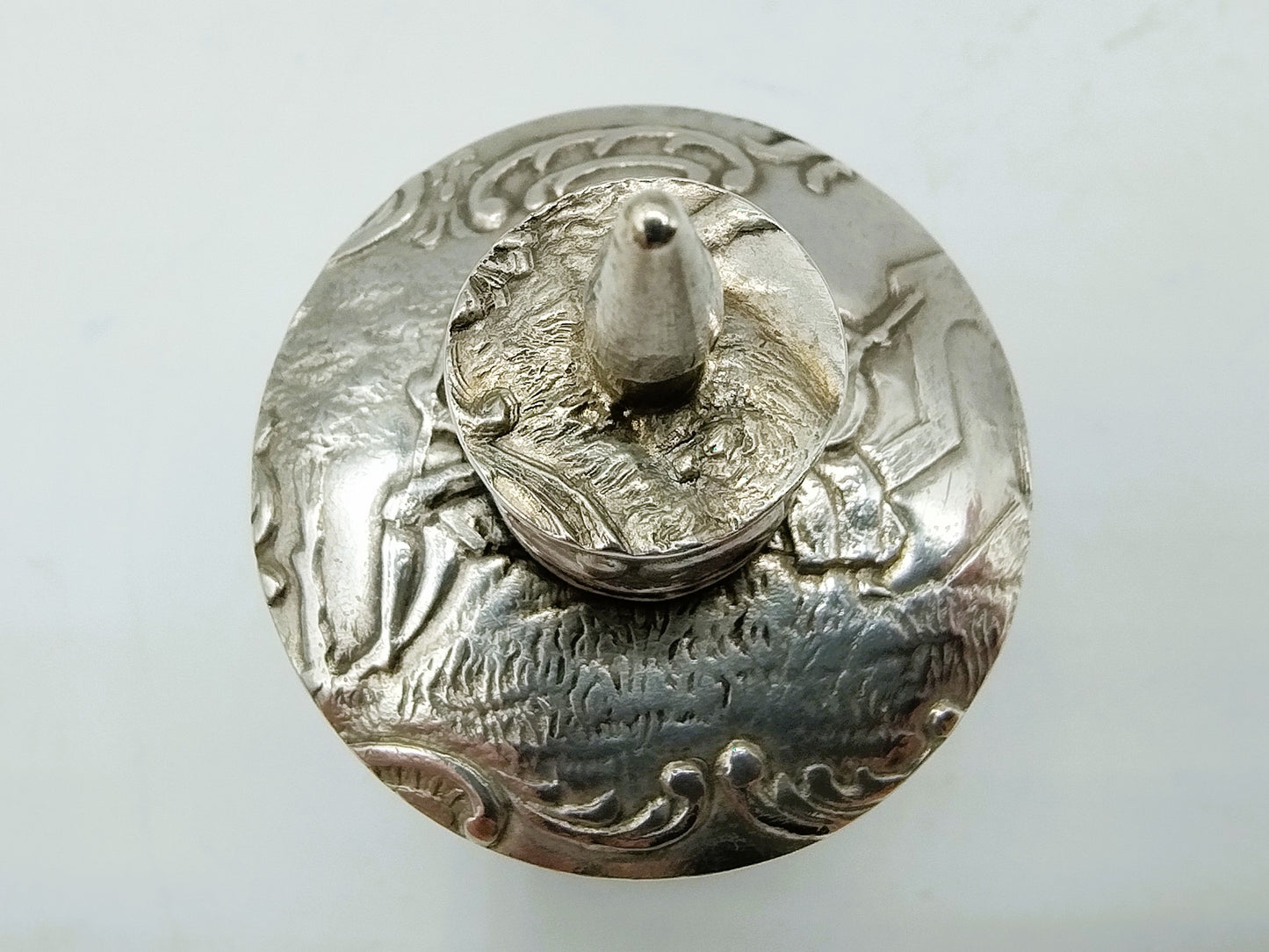 Zilveren miniatuur theebus, H. Hooijkaas, Schoonhoven, ca. 1890