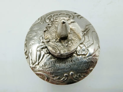 Zilveren miniatuur theebus, H. Hooijkaas, Schoonhoven, ca. 1890