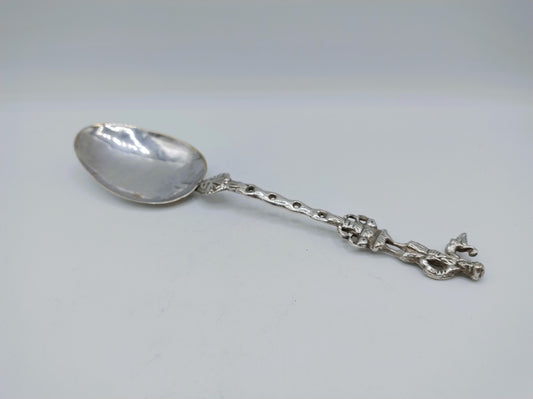 Zilveren gelegenheidslepel, G.H. Bos, Sneek, ca. 1850