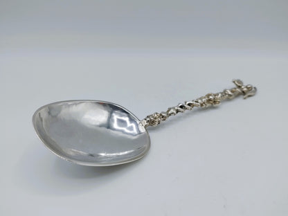 Zilveren gelegenheidslepel, Koningskoets, G.W. Pierkens, Bolsward, ca. 1700