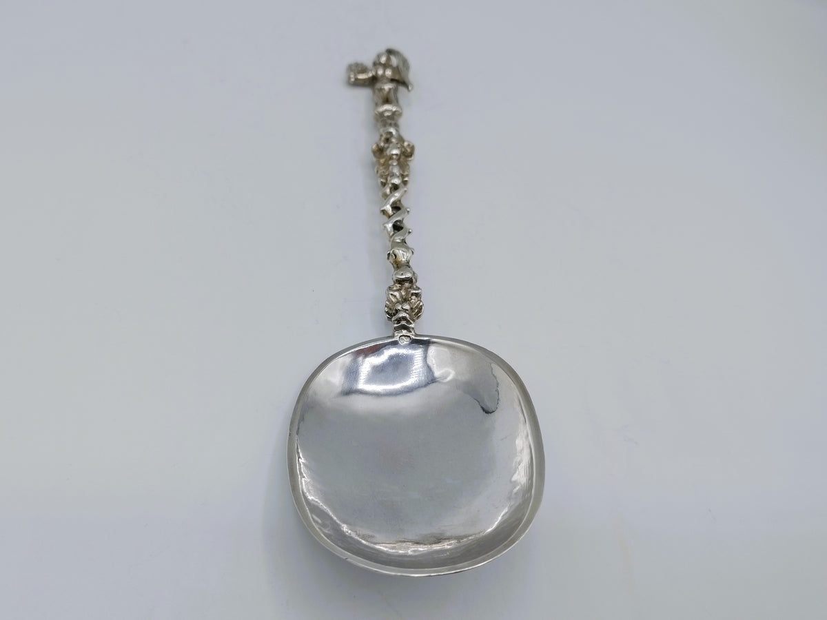 Zilveren gelegenheidslepel, Koningskoets, G.W. Pierkens, Bolsward, ca. 1700