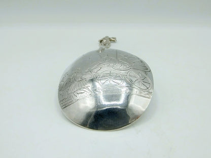 Zilveren gelegenheidslepel, Koningskoets, G.W. Pierkens, Bolsward, ca. 1700