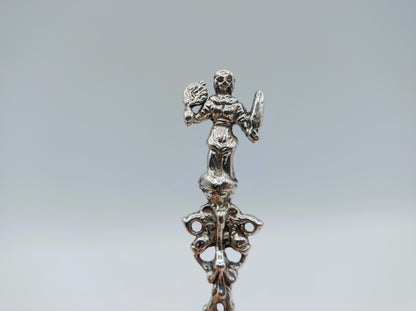 Zilveren sierlepel, A. Vis, Amsterdam, 1751