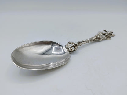 Zilveren sierlepel, Touwslager, Groningen, ca. 1890