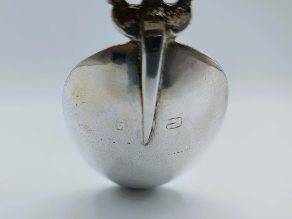 Zilveren sierlepel, Touwslager, Groningen, ca. 1890
