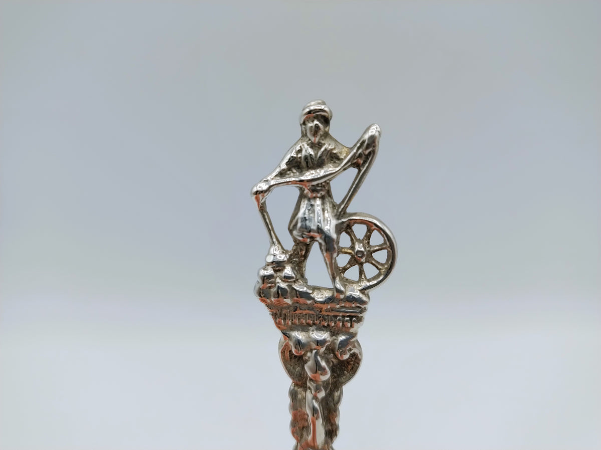 Zilveren sierlepel, Touwslager, Groningen, ca. 1890