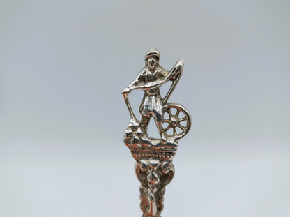 Zilveren sierlepel, Touwslager, Groningen, ca. 1890