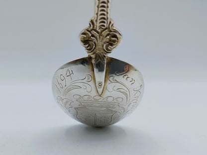 Zilveren gelegenheidslepel, Friesland, ca. 1890