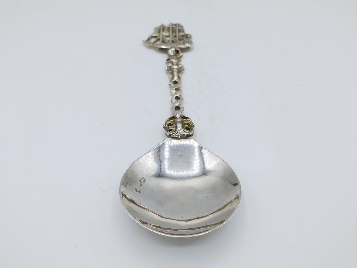 Zilveren sierlepel, C. Rietveld, Schoonhoven, 1896
