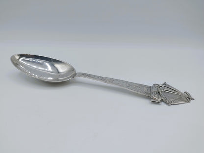 Zilveren geboortelepel, M. Warren, Sneek, 1836