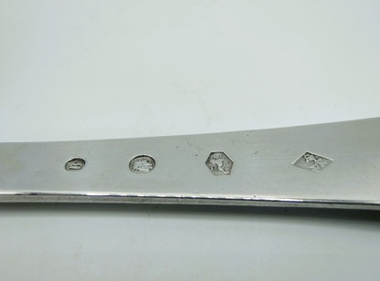 Zilveren geboortelepel, M. Warren, Sneek, 1836