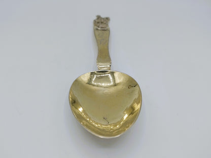 Zilveren geboortelepel, P.J. Fennema, Bolsward, 1878