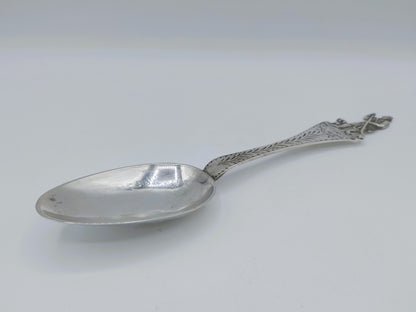 Zilveren geboortelepel, L. van Manen, Sneek, 1866