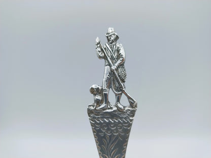 Zilveren geboortelepel, L. van Manen, Sneek, 1866