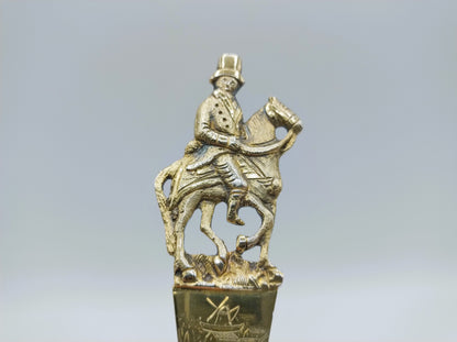 Vergulde Geboortelepel / Gedachtenislepel, P. Binkes, Sneek, 1873