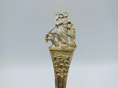 Vergulde geboortelepel, L.F. Wartna, Bolsward, 1864