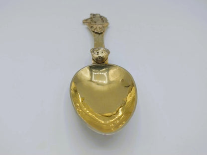 Vergulde geboortelepel, L.F. Wartna, Bolsward, 1864
