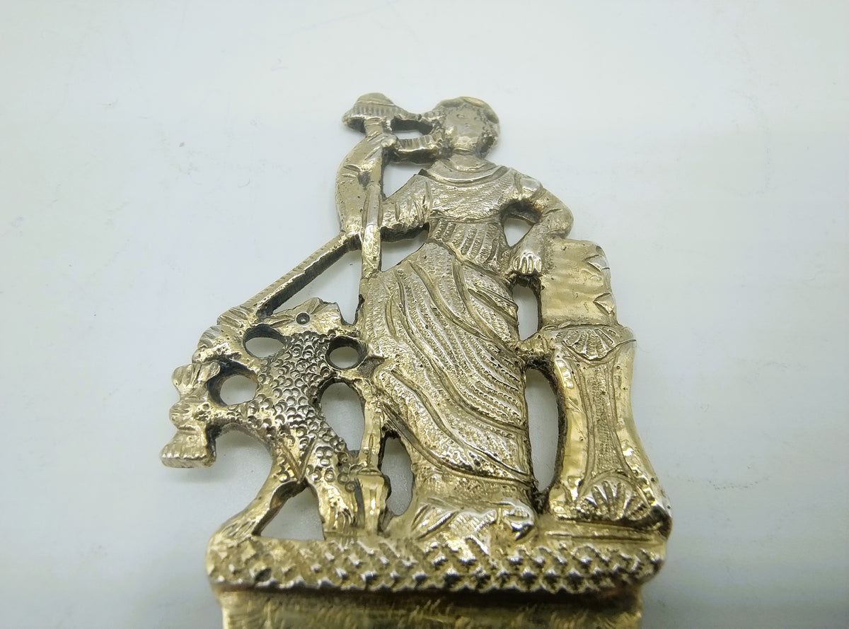Vergulde geboortelepel, L.F. Wartna, Bolsward, 1864