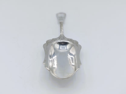 Zilveren suikerlepel, fa. Wed. A. Pluut, Schoonhoven, 1918