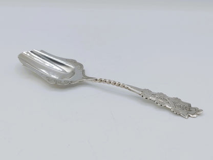 Zilveren suikerlepel, G. vd Bergh, Schoonhoven, ca. 1910